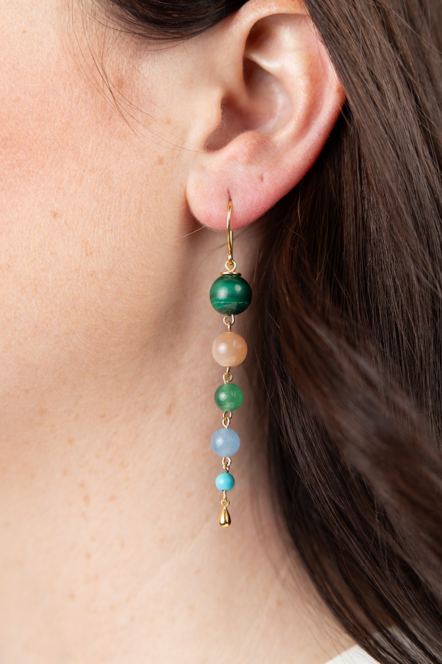 Cascade Stone Drop Earrings