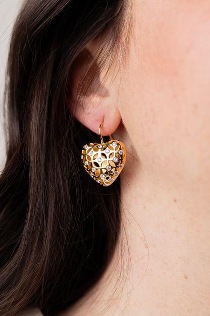 Lumière Heart Earrings