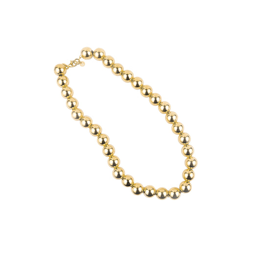 Élise Gold Bead Necklace