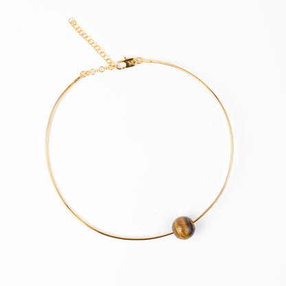 Margot Gold Choker with Natural Stone