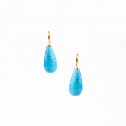 Tapered Stone Drop Earrings