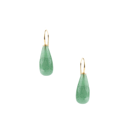 Tapered Stone Drop Earrings