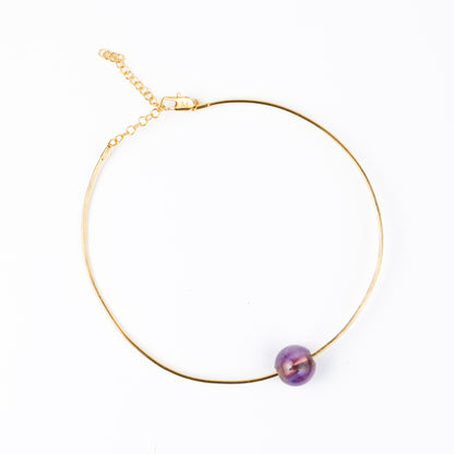 Margot Gold Choker with Natural Stone