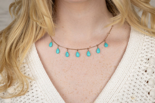 James Demi Turquoise Necklace