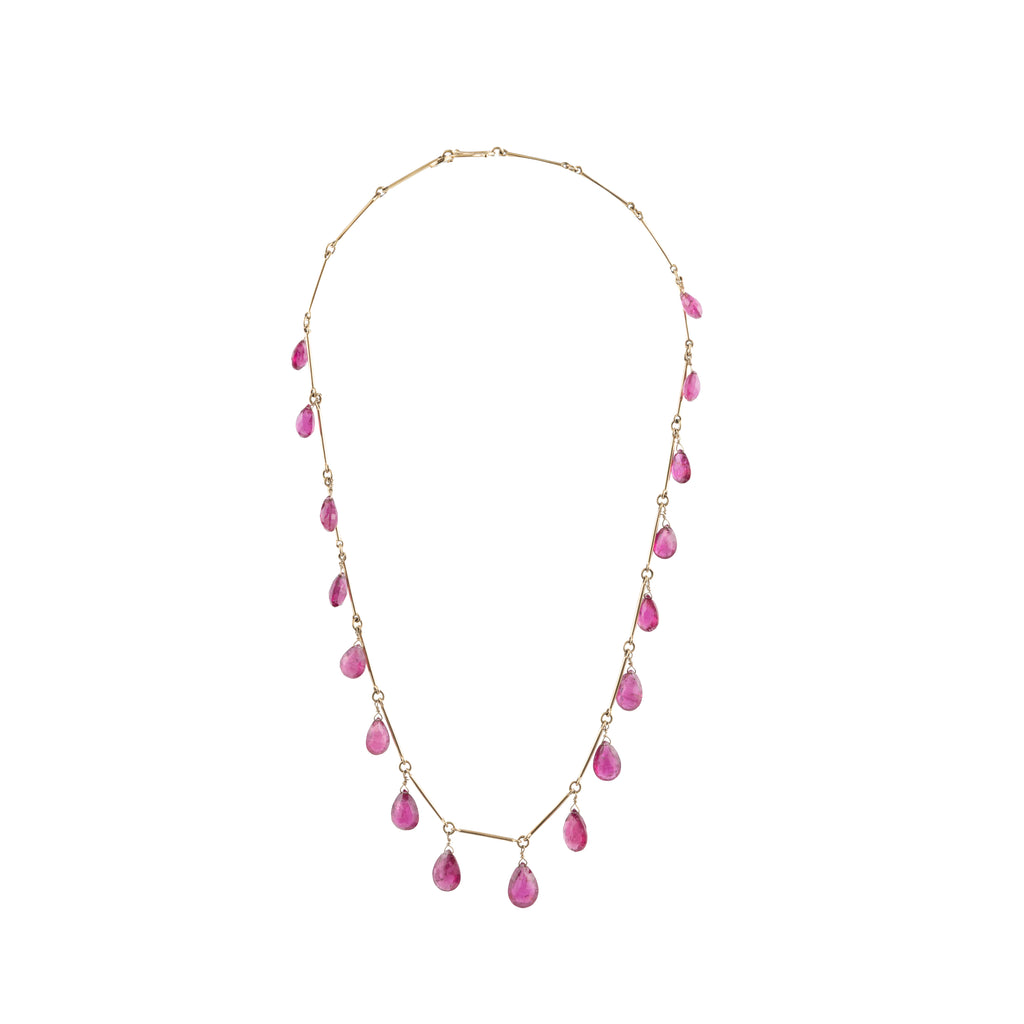 James Demi Pink Tourmaline Necklace