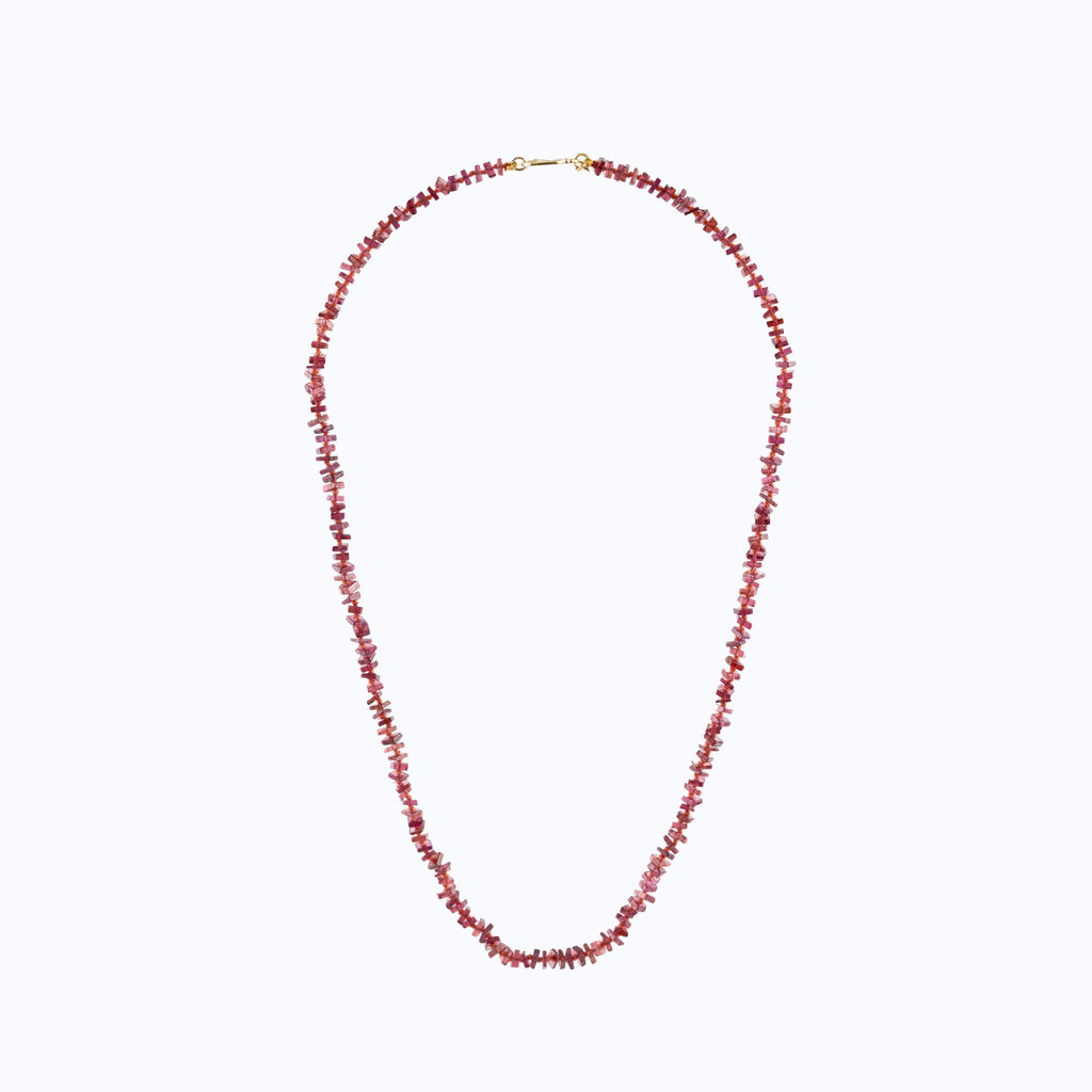Round Garnet Necklace