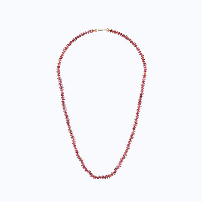 Round Garnet Necklace