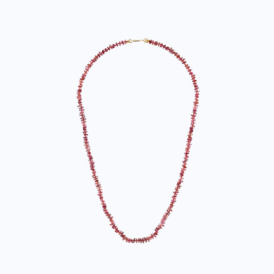 Round Garnet Necklace