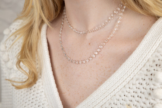 Celeste Crystal Necklace – 32 Inch