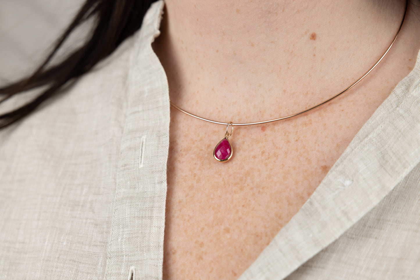 Bezel Gem Charms