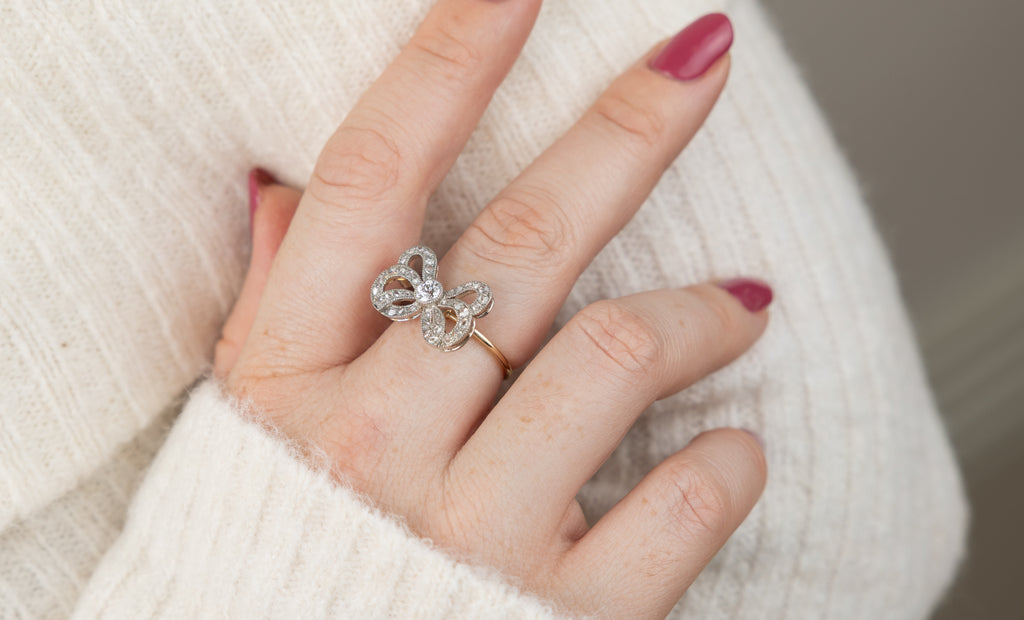 The Diamond Bow Ring